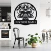 Rugby Signs Personalized American Football Player Metal Name Sign Wall Art Decor Home 2