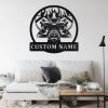 Rugby Signs Personalized American Football Player Metal Name Sign Wall Art Decor Home 3