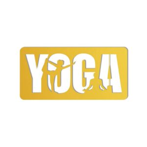 Yoga Metal Art Laser Cut Metal Sign Decor Room Gift for Yoga Lover 3