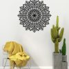 Zen Mandala Metal Wall Art Laser Cut Metal Signs Decor Home Gift for Yoga Lover 1