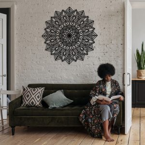 Metal mandala wall online decor