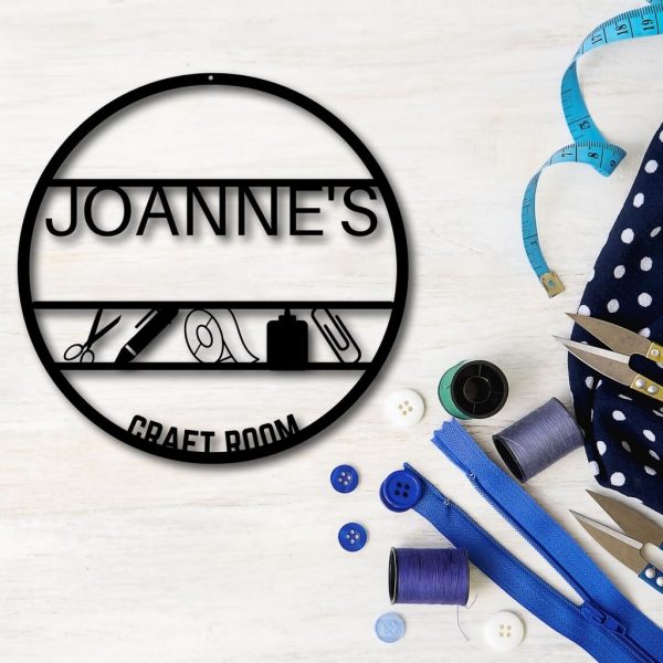 Personalized Craft Room Sign Gifts For Sewers Ideas For Sewing Rooms