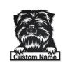 Affenpinscher Dog Metal Art Personalized Metal Name Sign Decor Home Gift for Dog Lover 1