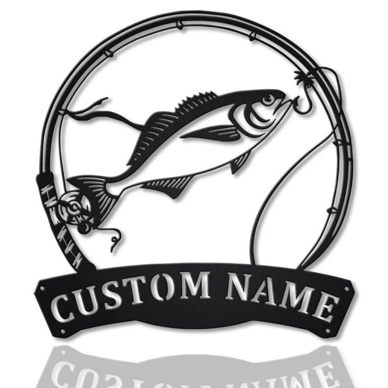 American Sailfish Metal Art Personalized Metal Name Sign Decor Home ...