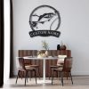 American Sailfish Metal Art Personalized Metal Name Sign Decor Home Fishing Gift for Fisherman 2
