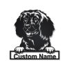 American Water Spaniel Dog Metal Art Personalized Metal Name Sign Decor Home Gift for Dog Lover 1
