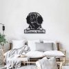American Water Spaniel Dog Metal Art Personalized Metal Name Sign Decor Home Gift for Dog Lover 2