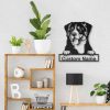 Appenzeller Sennenhund Dog Metal Art Personalized Metal Name Sign Decor Home Gift for Dog Lover 2