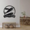 Bait Fish Metal Art Personalized Metal Name Sign Decor Home Fishing Gift for Fisherman 3