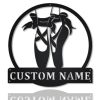 Ballet Dancer Metal Sign Personalized Metal Name Signs Home Decor Ballet Lovers Gifts 1
