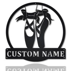 Ballet Dancer Metal Sign Personalized Metal Name Signs Home Decor Ballet Lovers Gifts 1