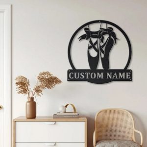 Ballet Dancer Metal Sign Personalized Metal Name Signs Home Decor Ballet Lovers Gifts 3