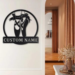 Ballet Dancer Metal Sign Personalized Metal Name Signs Home Decor Ballet Lovers Gifts 4