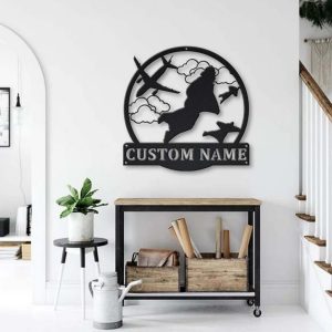 Base Jumping Metal Sign Personalized Metal Name Signs Home Decor Sport Lovers Gifts