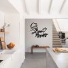 Bon Appetit Unique Kitchen Laser Cut Metal Signs Modern Restaurant Dining Room Sign Metal Kitchen Art 3