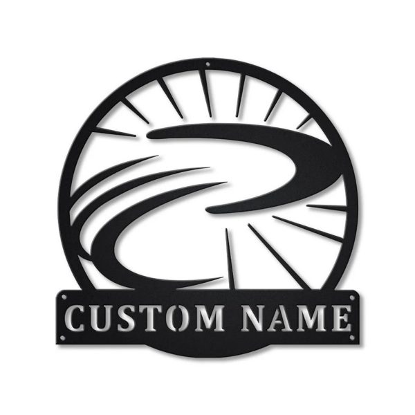 Boomerang Sport Metal Sign Personalized Metal Name Signs Home Decor Sport Lovers Gifts