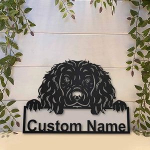 Boykin Spaniel Dog Metal Art Personalized Metal Name Sign Decor Home Gift for Dog Lover 2