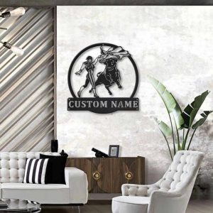 Bullfighting Metal Sign Personalized Metal Name Signs Home Decor Sport Lovers Gifts 2 1