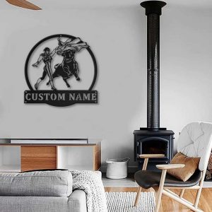 Bullfighting Metal Sign Personalized Metal Name Signs Home Decor Sport Lovers Gifts 3 1