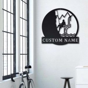 Canyoning sport Metal Sign Personalized Metal Name Signs Home Decor Sport Lovers Gifts 2