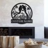 Couple Scuba Diving Metal Sign Personalized Metal Name Signs Home Decor Sport Lovers Gifts 4