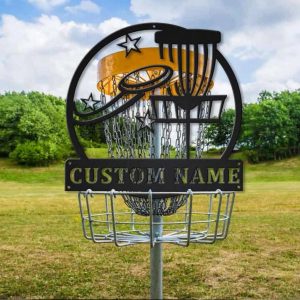 Disc Golf Metal Sign Personalized Metal Name Signs Home Decor Sport Lovers Gifts 2