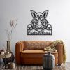 Feral Pig Metal Art Personalized Metal Name Sign Decor Home Gift for Animal Lover 4