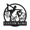 Figure Skating Sport Metal Sign Personalized Metal Name Signs Home Decor Sport Lovers Gifts 1