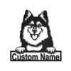 Finnish Lapphund Dog Metal Art Personalized Metal Name Sign Home Decor Gift for Dog Lover 1