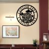 Fish Coral Metal Art Personalized Metal Name Sign Decor for Home 6