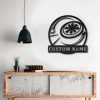 Frisbee Sport Metal Sign Personalized Metal Name Signs Home Decor Sport Lovers Gifts 3