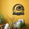 Frisbee Sport Metal Sign Personalized Metal Name Signs Home Decor Sport Lovers Gifts 4