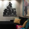 Girl Ride ATV Metal Sign Personalized Metal Name Signs Home Decor Sport Lovers Gifts 2
