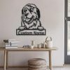 Great Pyrenees Dog Metal Art Personalized Metal Name Sign Decor Home Gift for Dog Lover 2