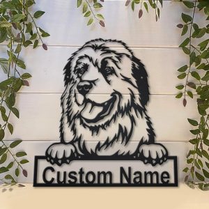 Great Pyrenees Dog Metal Art Personalized Metal Name Sign Decor Home Gift for Dog Lover 4