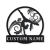 Gymnastics Sport Metal Sign Personalized Metal Name Signs Home Decor Sport Lovers Gifts 1