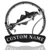 Haddock Fish Metal Art Personalized Metal Name Sign Decor Home Gift for Fishing Lover 1
