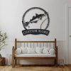 Haddock Fish Metal Art Personalized Metal Name Sign Decor Home Gift for Fishing Lover 4