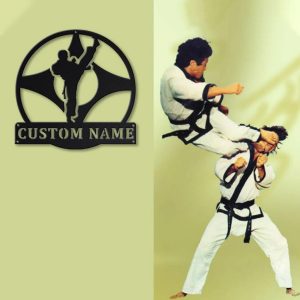 Hapkido Metal Sign Personalized Metal Name Signs Home Decor Sport Lovers Gifts 4