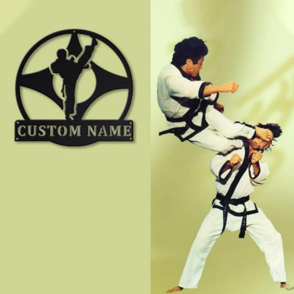 Hapkido Metal Sign Personalized Metal Name Signs Home Decor Sport Lovers Gifts