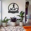 Heartbeat Running Metal Sign Personalized Metal Name Signs Home Decor Sport Lovers Gifts 4
