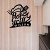 Hot Grill Metal Name Signs Modern BBQ Kitchen Sign Restaurant Welcome Sign 3