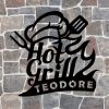 Hot Grill Metal Name Signs Modern BBQ Kitchen Sign Restaurant Welcome Sign 5