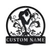 Ice Skating Metal Sign Personalized Metal Name Signs Home Decor Sport Lovers Gifts 1