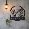 Kickboxing Sport Metal Sign Personalized Metal Name Signs Home Decor Sport Lovers Gifts 4