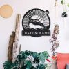 Kitesurfing Sport Metal Sign Personalized Metal Name Signs Outdoor Home Decor kitesurfing lovers gifts 2