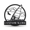 Land Windsurfing Metal Sign Personalized Metal Name Signs Home Decor Sport Lovers Gifts 1