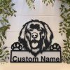 Leonberger Dog Metal Art Personalized Metal Name Sign Home Decor Gift for Dog Lover 2