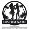 Merengue Dance Metal Sign Personalized Metal Name Signs Home Decor Sport Lovers Gifts 1
