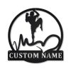 Muay Thai Metal Sign Personalized Metal Name Signs Home Decor Sport Lovers Gifts 1